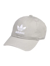 ADIDAS ORIGINALS Cap Trefoil grau / weiß