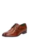 Bugatti Schnürschuh aus Leder cognac