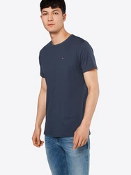 Tommy Jeans T-Shirt dunkelblau/feuerrot/weiß