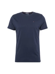 Tommy Jeans T-Shirt dunkelblau/feuerrot/weiß