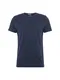 Tommy Jeans Majica  temno modra / ognjeno rdea / bela