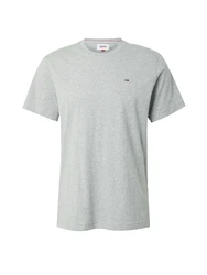 Tommy Jeans T-Shirt marineblau/hellgrau/feuerrot/weiß