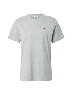 Tommy Jeans T-Shirt marineblau/hellgrau/feuerrot/weiß