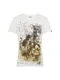 Key Largo T-Shirt ''''MT WASHINGTON round'''' dunkelgelb / rauchgrau / offwhite