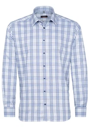 Langarm Hemd MODERN FIT blau / hellblau