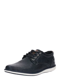 Schnürschuh navy / braun