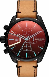 Chronograph cognac / anthrazit / feuerrot