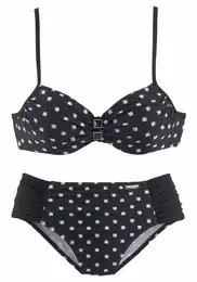 Bikiny černá / bílá