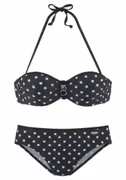 Bikiny černá / bílá
