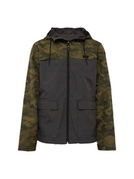 Anorak ''''Gridstop'''' dunkelbraun / oliv