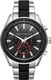 ARMANI EXCHANGE Uhr schwarz / silber