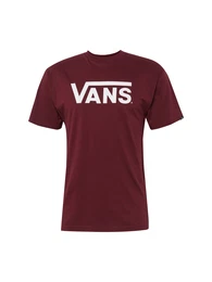 T-Shirt 'Classic' merlot / wei