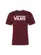 VANS T-Shirt 'Classic' merlot / wei