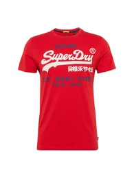 Superdry Shirt mit Logoprint rot