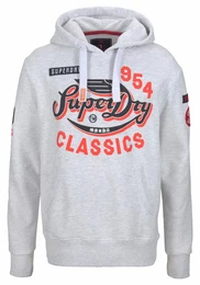 Superdry Sweatshirt grau / orangerot / schwarz