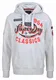 Superdry Sweatshirt grau / orangerot / schwarz