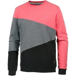 Ragwear Sweatshirt TODD dunkelgrau / cranberry / schwarz