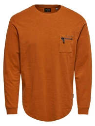 Only & Sons Detailliertes Sweatshirt braun