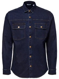 Only & Sons Jeans Langarmhemd blau