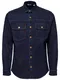 Only & Sons Jeans Langarmhemd blau
