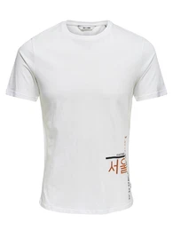 Only & Sons T-Shirt weiß