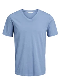 JACK & JONES Klassisches T-Shirt rauchblau