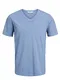 JACK & JONES Klassisches T-Shirt rauchblau