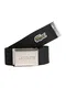 LACOSTE Gürtel schwarz / weiß / grün