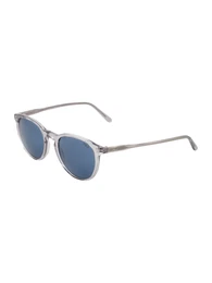 Casual Sonnenbrille mit Panto-Gestell blau / grau / transparent