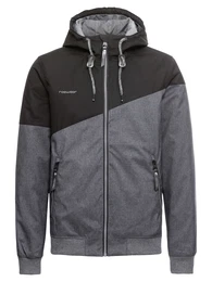 Übergangsjacke ''''WINGS'''' graumeliert / schwarz