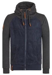 Jacke dunkelblau / graumeliert