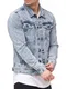 INDICODE JEANS Denimjacke '''' Bryne '''' blue denim
