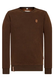 Naketano Sweatshirt Der Bro aller Bros kastanienbraun