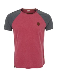 Naketano T-Shirt The Kumite basaltgrau / pitaya