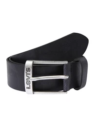 LEVI'S Ledergrtel 'New Duncan' schwarz