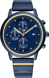 Uhr blau / gold