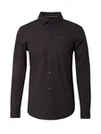Tommy Jeans Herren Freizeithemd Original Stretch Regulär Slim Fit schwarz