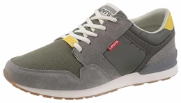 LEVIS Sneaker NY Runner gelb / grau / khaki / weiß
