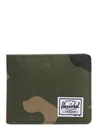Herschel Roy + Coin Geldbörse RFID 11 cm hellbraun / khaki / schwarz