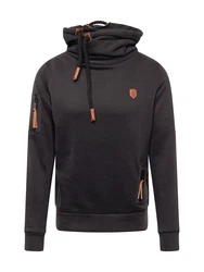naketano Sweatshirt Kapuzenpullover Dunkelgrau/Schwarz/Braun/Grau/Schwarz/Braun/Dunkelgrau/Grau/Schwarz/Braun/Dunkelgrau/Grau/Schwarz/Braun/Dunkelgrau/Grau/Schwarz/Braun/Dunkelgrau/Grau/Schwarz/Braun/Dunkelgrau/Grau