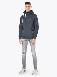 naketano Sweatshirt Kapuzenpullover camel/indigo