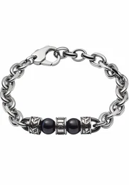 DIESEL Armband DX1104040 silbergrau