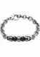 DIESEL Armband DX1104040 silbergrau
