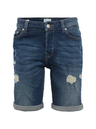 Jeans Shorts ''''onsPLY SHORTS M BLUE DAMAGE CR 8603 NOOS'''' indigo