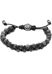 DIESEL Armband STACKABLES DX1110060 grau / schwarz / silber