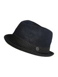 Chillouts Trilby Strohhut Kawasakie blau / schwarz
