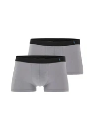 SCHIESSER Boxershorts schwarz / grau