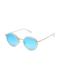 Sonnenbrille ''''Amsterdam'''' perlweiß / blau