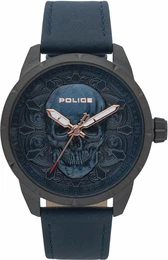POLICE Quarzuhr MYSTIC, PL15397JSU.80 navy / anthrazit