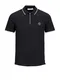 JACK & JONES Lässiges Poloshirt schwarz